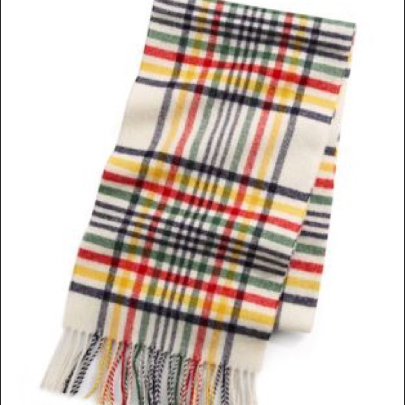 Johnstons of Elgin Accessories - HBC x Johnstons of Elgin Multistripe Tartan Wool Scarf